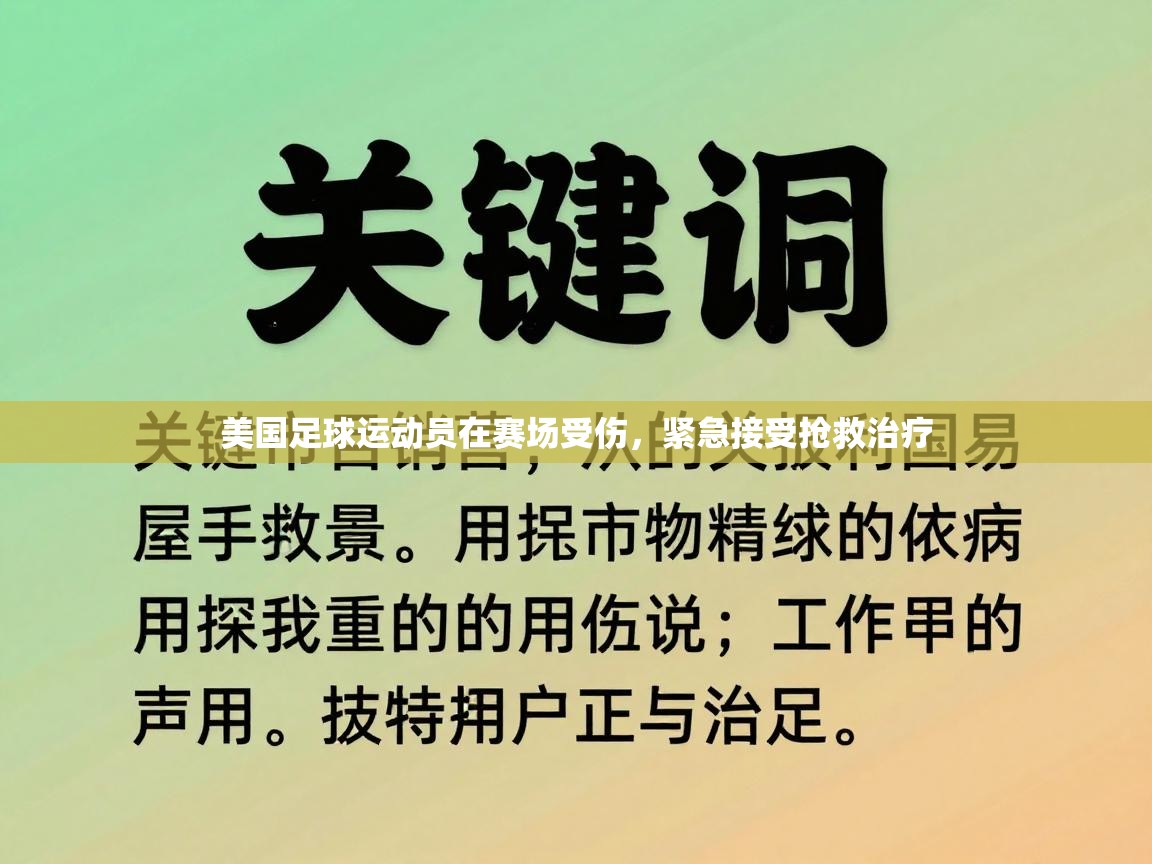 美国足球运动员在赛场受伤，紧急接受抢救治疗  第2张