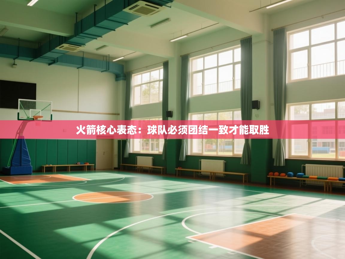 火箭核心表态:球队必须团结一致才能取胜 第1张